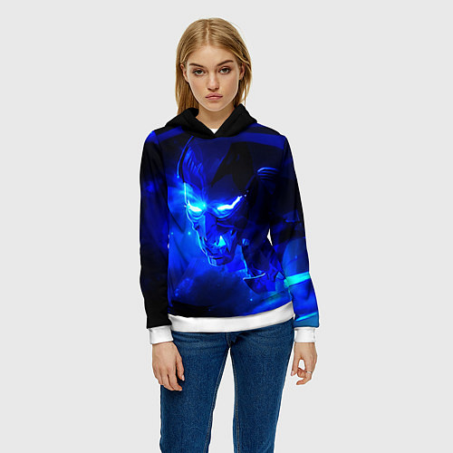 Женская толстовка Валорант / 3D-Белый – фото 3