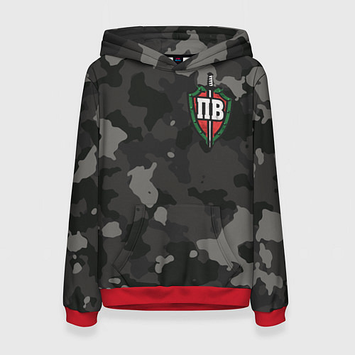 Женская толстовка Пограничные войска / 3D-Красный – фото 1