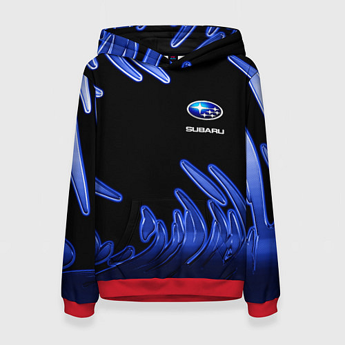 Женская толстовка Subaru / 3D-Красный – фото 1