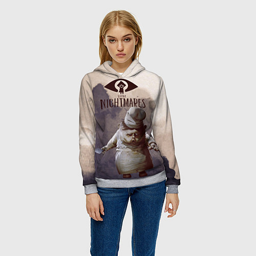 Женская толстовка Little / 3D-Меланж – фото 3