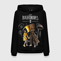 Толстовка-худи женская LITTLE NIGHTMARES 2, цвет: 3D-черный