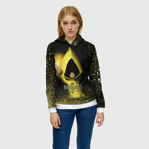 Женская толстовка Little Nightmares 2 / 3D-Белый – фото 3