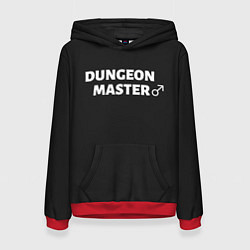 Толстовка-худи женская Dungeon Master, цвет: 3D-красный