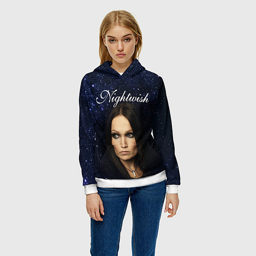 Женская толстовка Nightwish Tarja Turunen Z / 3D-Белый – фото 3