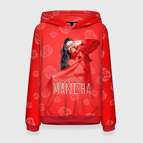Женская толстовка Манижа Manizha / 3D-Красный – фото 1