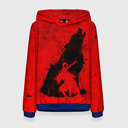 Толстовка-худи женская DARK SOULS ТЁМНЫЕ ДУШИ, цвет: 3D-синий