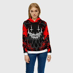 Толстовка-худи женская GHOSTEMANE, цвет: 3D-белый — фото 2
