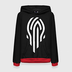 Толстовка-худи женская Nokk Rainbow Six Art 02, цвет: 3D-красный