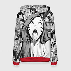 Толстовка-худи женская Belle Delphine Ahegao, цвет: 3D-красный