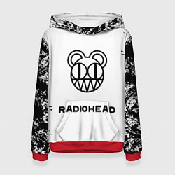 Толстовка-худи женская Radiohead, цвет: 3D-красный