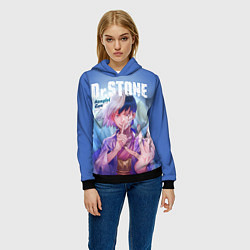 Толстовка-худи женская Asagiri Gen, цвет: 3D-черный — фото 2