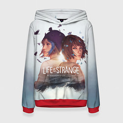 Толстовка-худи женская Life is strange Remaster, цвет: 3D-красный