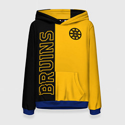 Толстовка-худи женская NHL BOSTON BRUINS, цвет: 3D-синий