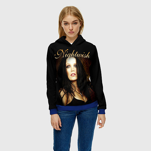 Женская толстовка Nightwish / 3D-Синий – фото 3