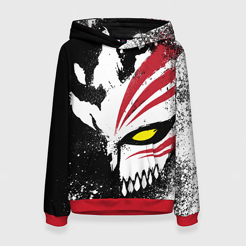 Женская толстовка БЛИЧ МАСКА BLEACH / 3D-Красный – фото 1