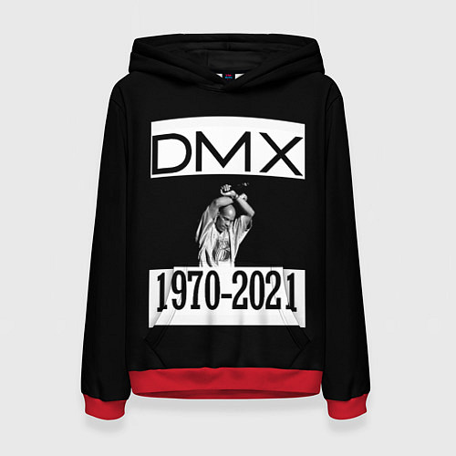 Женская толстовка DMX 1970-2021 / 3D-Красный – фото 1