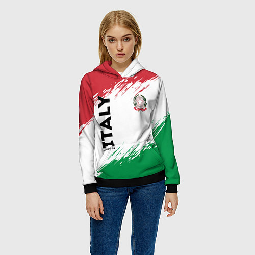 Женская толстовка MADE IN ITALY / 3D-Черный – фото 3