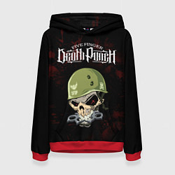 Толстовка-худи женская Five Finger Death Punch, цвет: 3D-красный