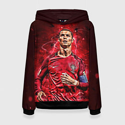 Женская толстовка Cristiano Ronaldo Portugal