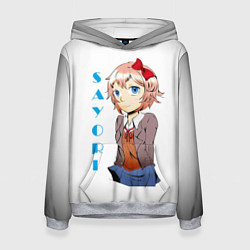 Толстовка-худи женская Doki Doki SAYORI, цвет: 3D-меланж