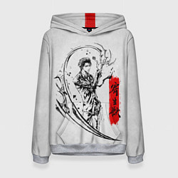 Толстовка-худи женская Kiseijuu, цвет: 3D-меланж