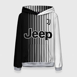 Толстовка-худи женская ЮВЕНТУС JUVENTUS, цвет: 3D-меланж