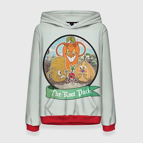 Женская толстовка The Root Pack / 3D-Красный – фото 1