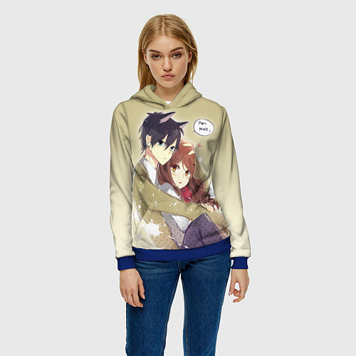 Женская толстовка Хоримия / 3D-Синий – фото 3