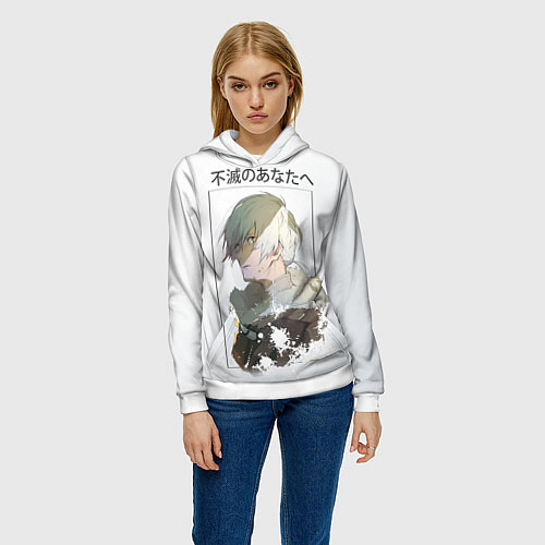 Женская толстовка Для тебя бессмертный / 3D-Белый – фото 3