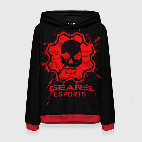 Женская толстовка Gears esports / 3D-Красный – фото 1