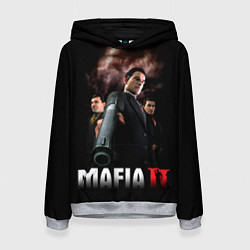 Толстовка-худи женская Мафиозное братство, цвет: 3D-меланж