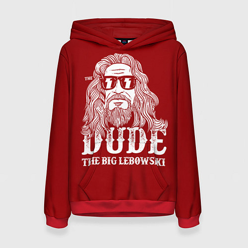 Женская толстовка Dude the Big Lebowski / 3D-Красный – фото 1