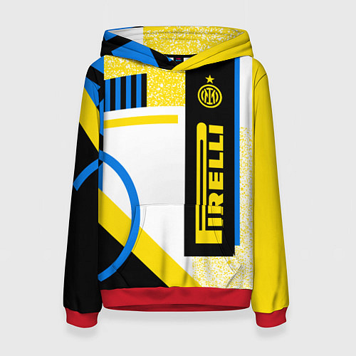 Женская толстовка ФК «Интер Милан» 202021 / 3D-Красный – фото 1