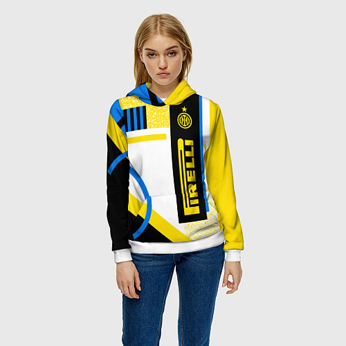 Женская толстовка ФК «Интер Милан» 202021 / 3D-Белый – фото 3