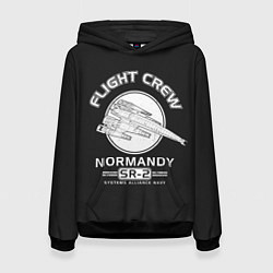 Толстовка-худи женская Нормандия, цвет: 3D-черный
