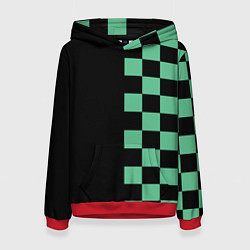 Толстовка-худи женская КОСТЮМ TANJIRO KAMADO ТАНДЖИРО, цвет: 3D-красный