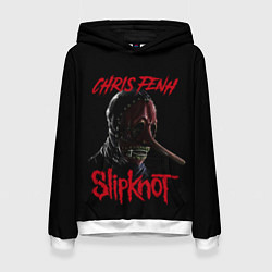 Толстовка-худи женская CHRIS FENH SLIPKNOT СЛИПКНОТ Z, цвет: 3D-белый