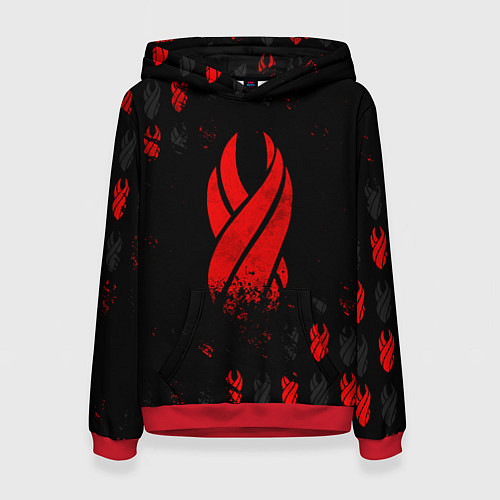 Женская толстовка DEAD SPACE ОБЕЛИСК / 3D-Красный – фото 1