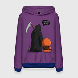 Толстовка-худи женская Друг Кенни, цвет: 3D-синий