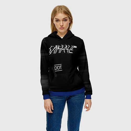 Женская толстовка ИНАЧЕ DDT / 3D-Синий – фото 3
