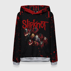 Толстовка-худи женская SLIPKNOT СЛИПКНОТ Z, цвет: 3D-меланж