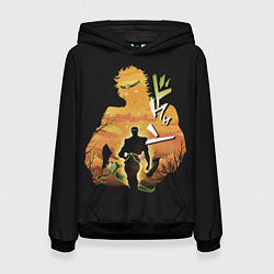 Толстовка-худи женская Дио Брандо, цвет: 3D-черный