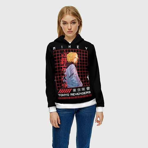 Женская толстовка Майки Тосва токийские мстители / 3D-Белый – фото 3