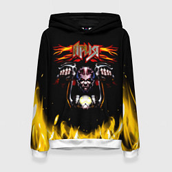 Толстовка-худи женская Ария - Герой асфальта, цвет: 3D-белый