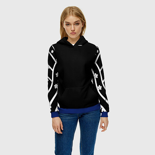 Женская толстовка КАВАРАГИ СЕНДЖУ БРАХМА / 3D-Синий – фото 3