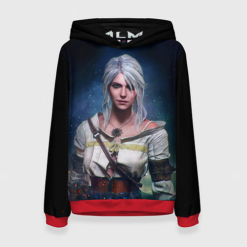 Женская толстовка Ciri / 3D-Красный – фото 1