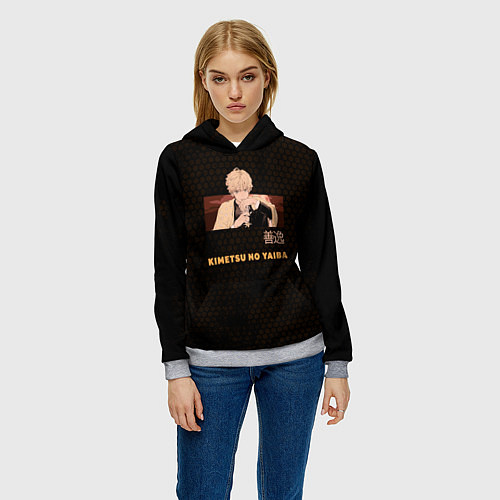 Женская толстовка Зеницу Агацума / 3D-Меланж – фото 3