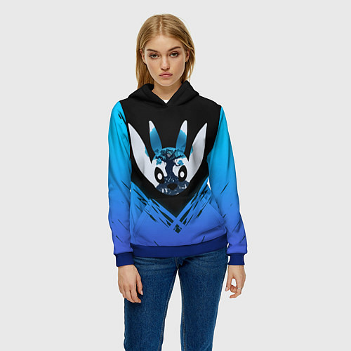 Женская толстовка Ori Дух Ори / 3D-Синий – фото 3