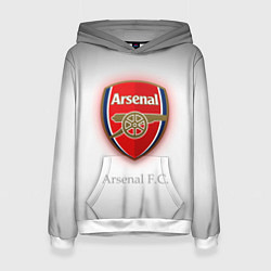 Толстовка-худи женская F C Arsenal, цвет: 3D-белый