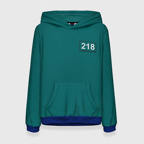 Женская толстовка Персонаж 218 / 3D-Синий – фото 1